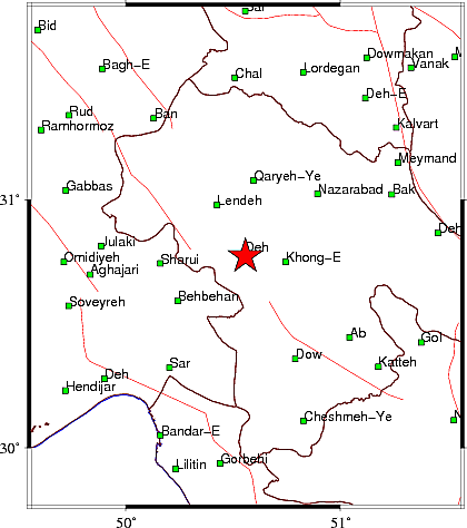 زمین لرزه 3.8 ریشتری دهدشت را لرزاند
